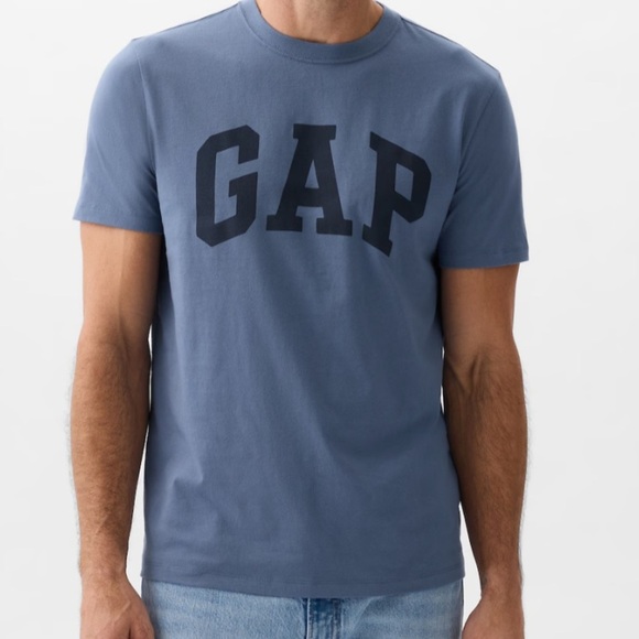 GAP Men’s Everyday Soft Blue Logo T-Shirt - Size S - Picture 1 of 2